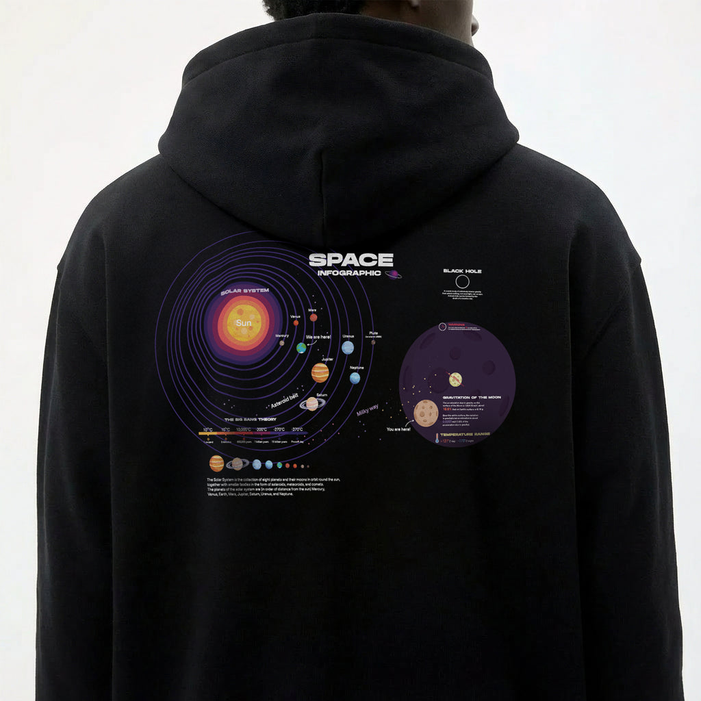 Space Infographic Hoodie
