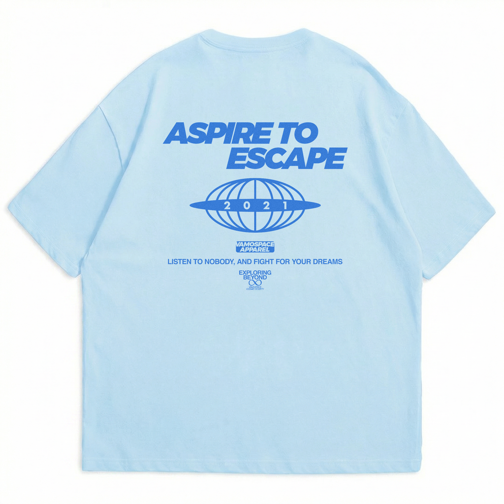Baby Blue Aspire T-Shirt