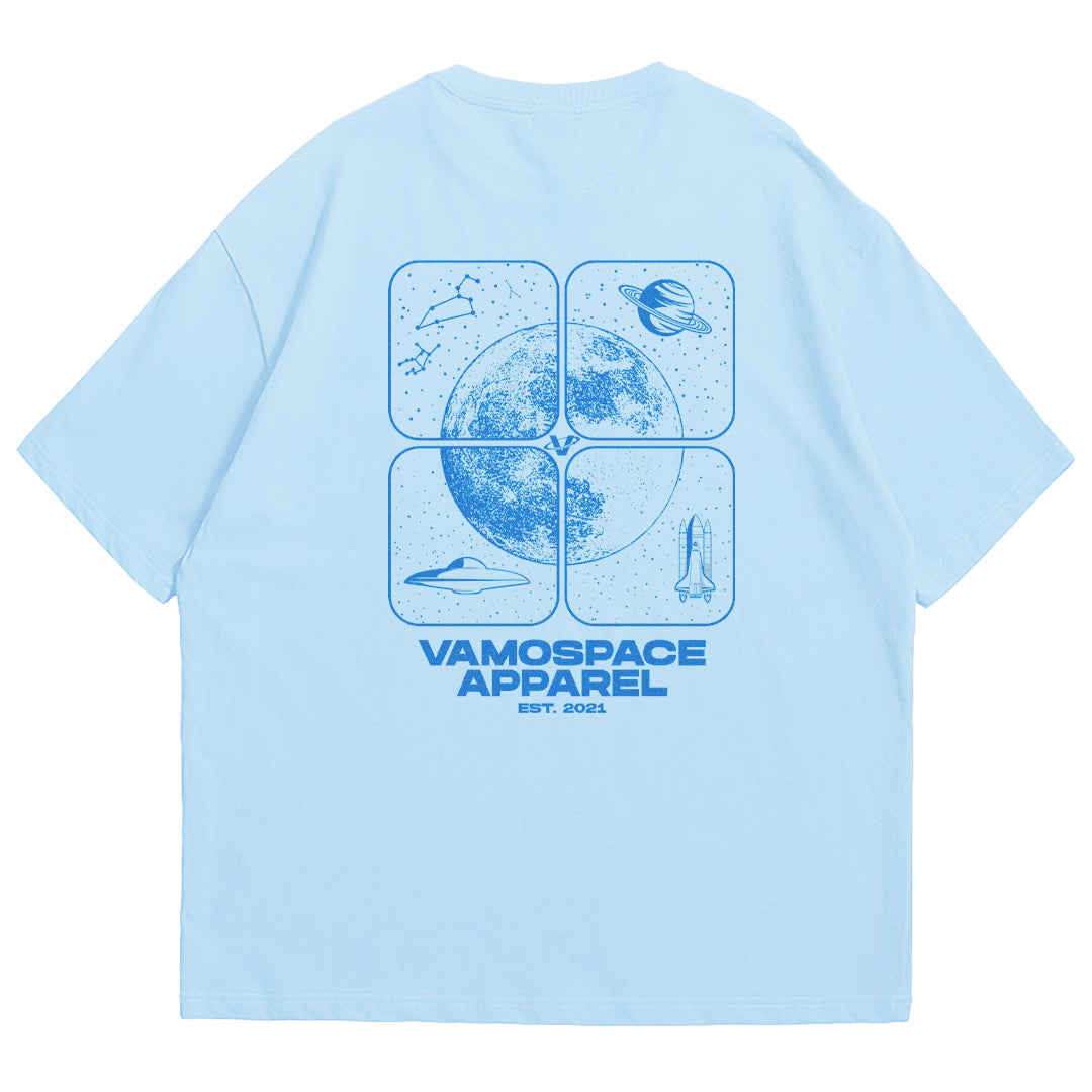 Baby Blue Vamospace Apparel T-Shirt