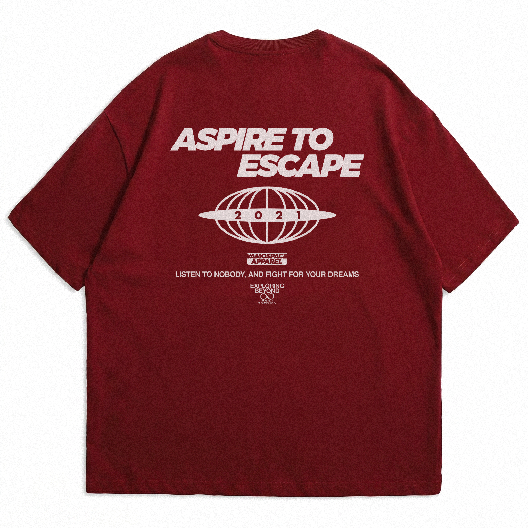 Maroon Aspire T-Shirt