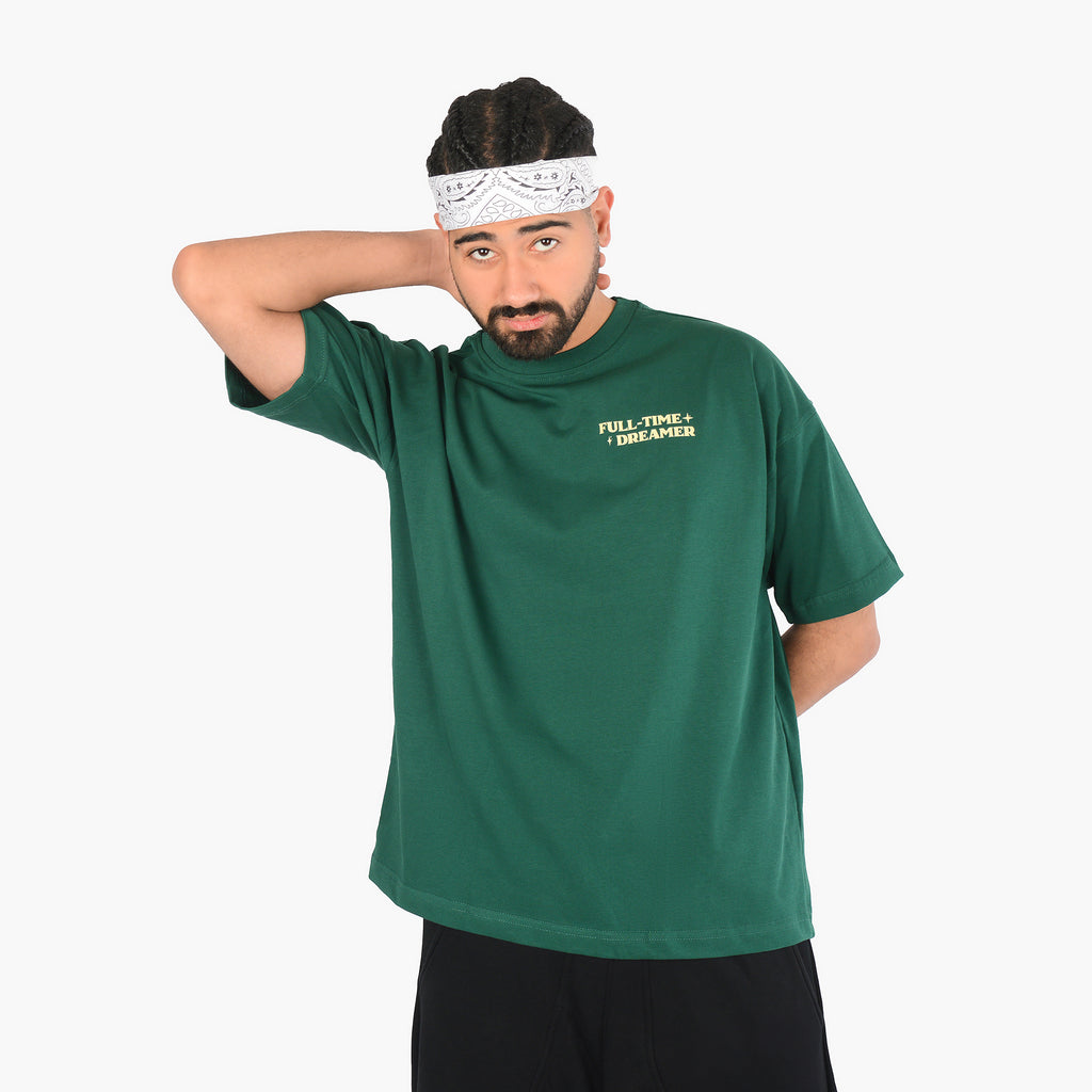 Green Full-Time Dreamer T-Shirt