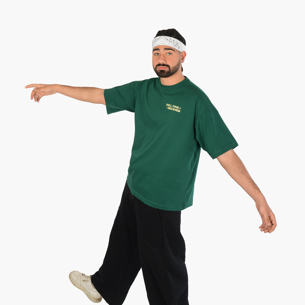 Green Full-Time Dreamer T-Shirt