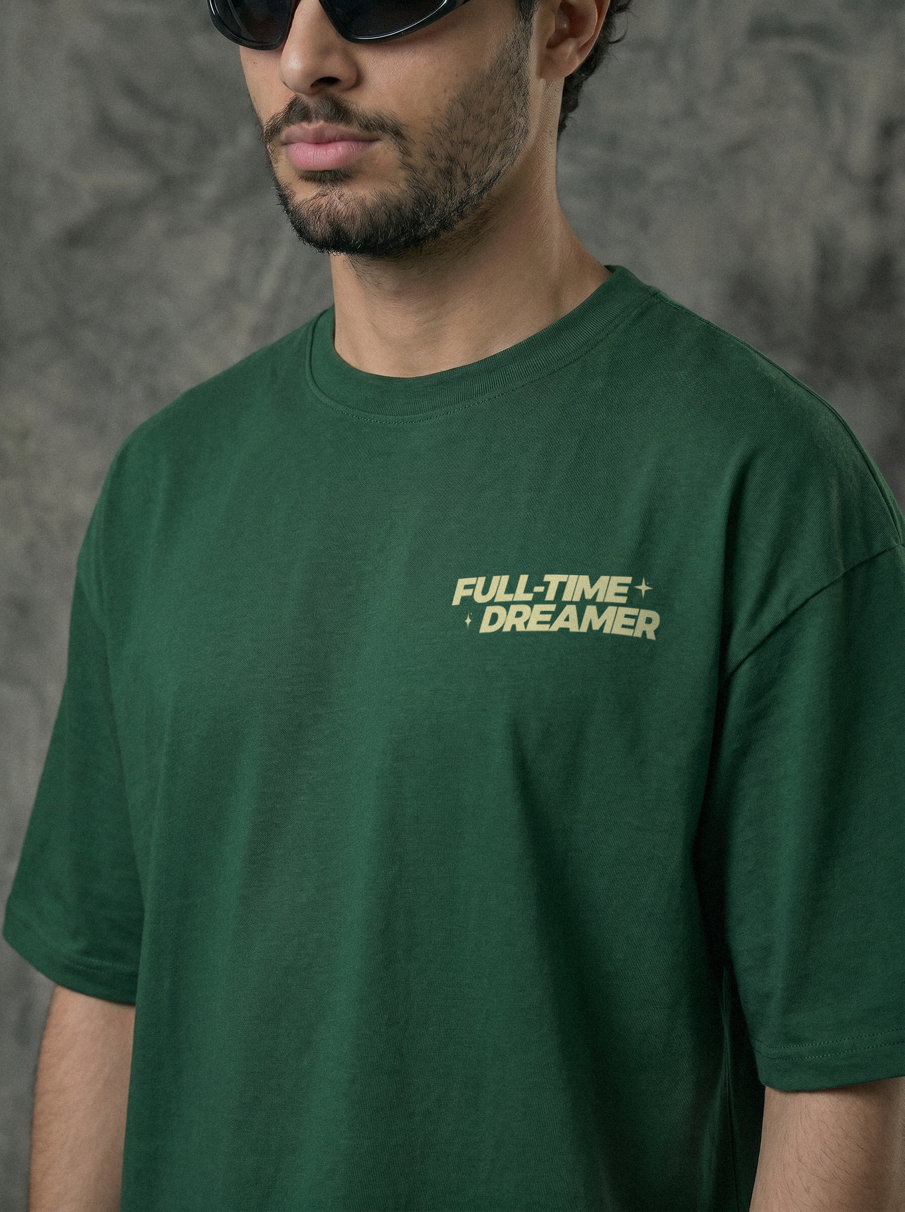 Green Full-Time Dreamer T-Shirt