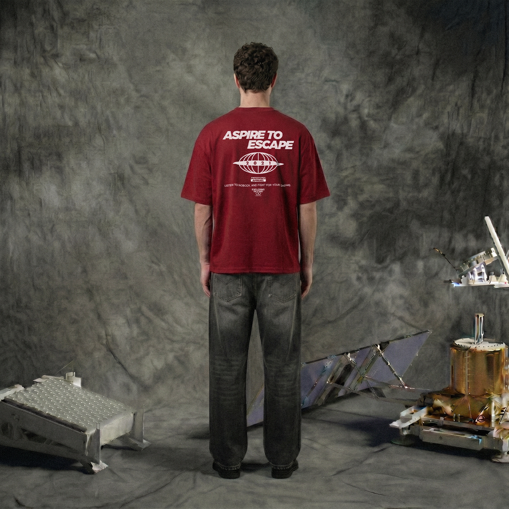 Maroon Aspire T-Shirt
