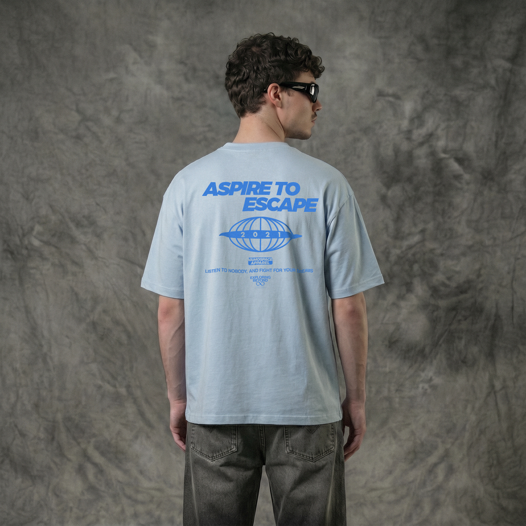 Baby Blue Aspire T-Shirt