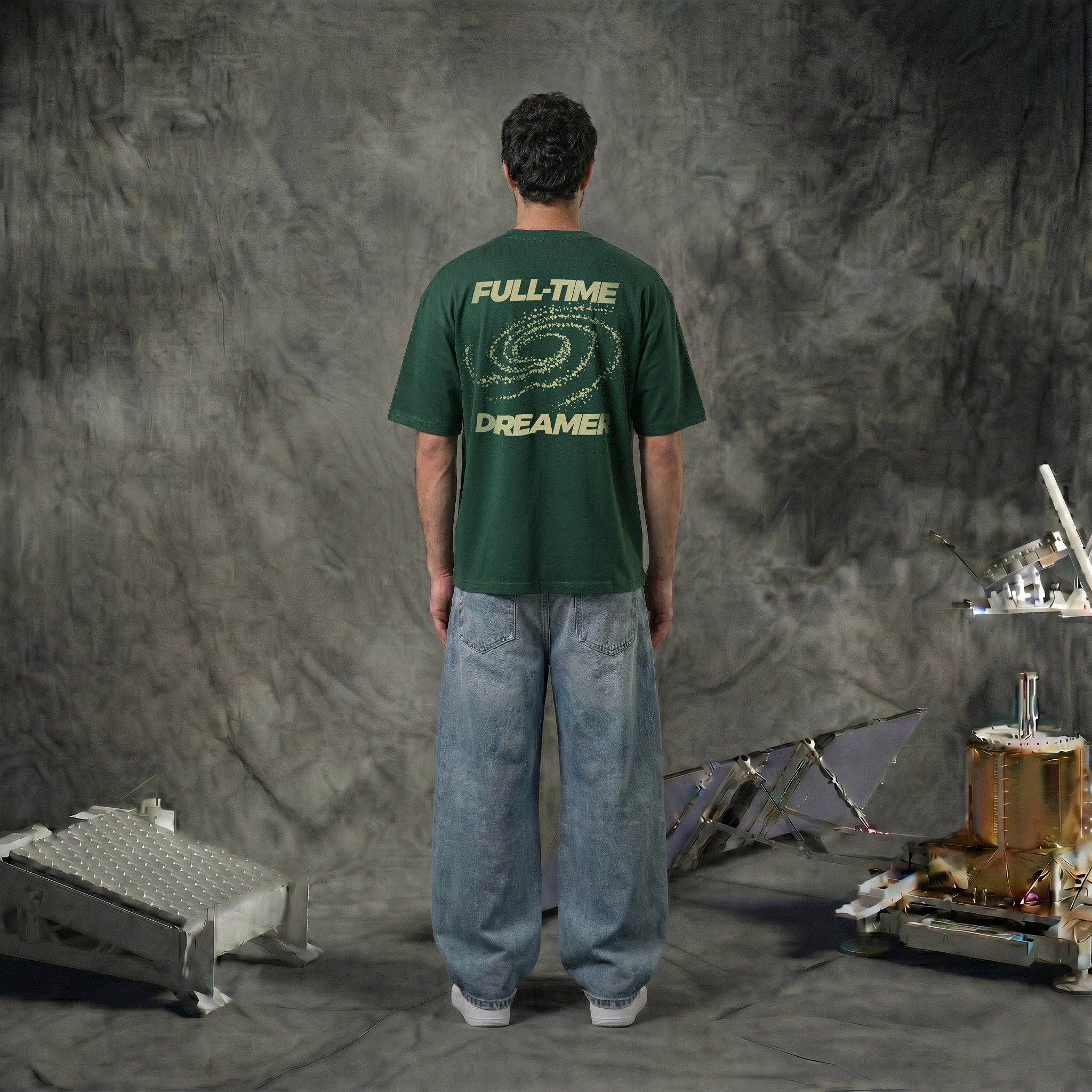 Green Full-Time Dreamer T-Shirt