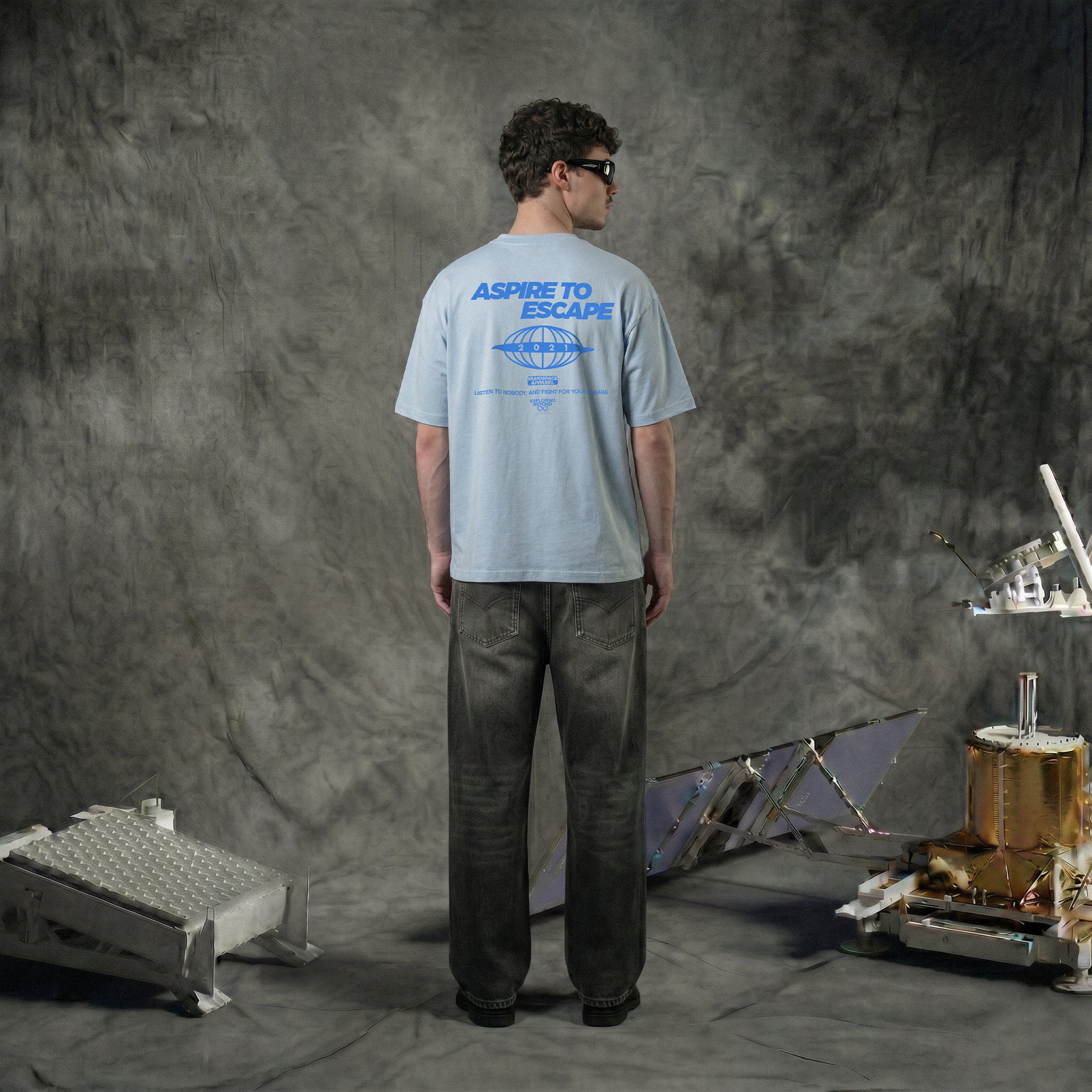 Baby Blue Aspire T-Shirt