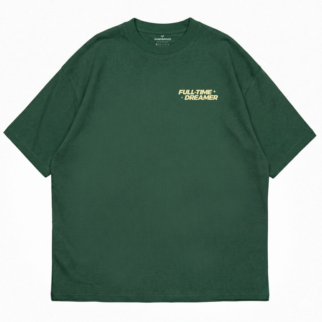 Green Full-Time Dreamer T-Shirt