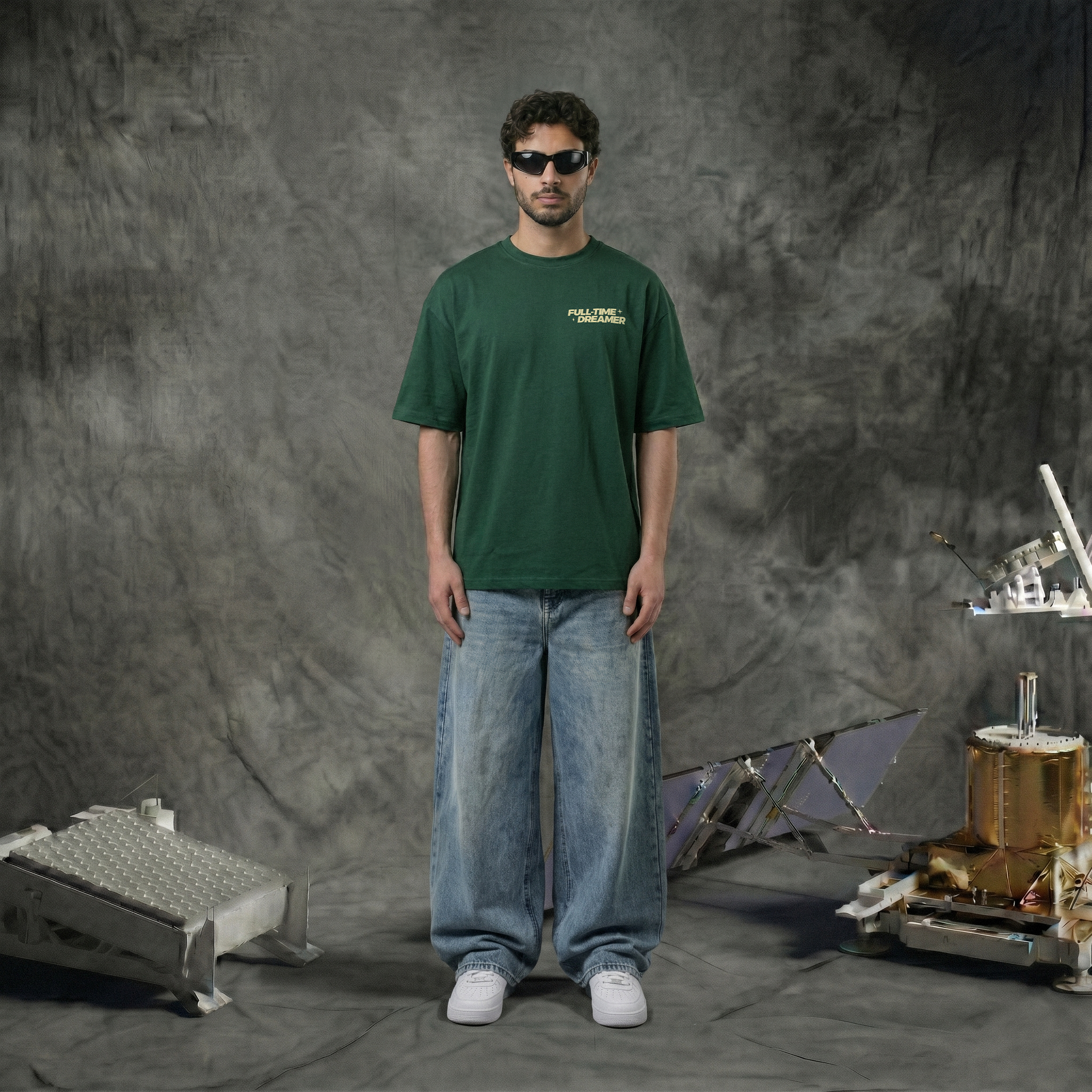 Green Full-Time Dreamer T-Shirt