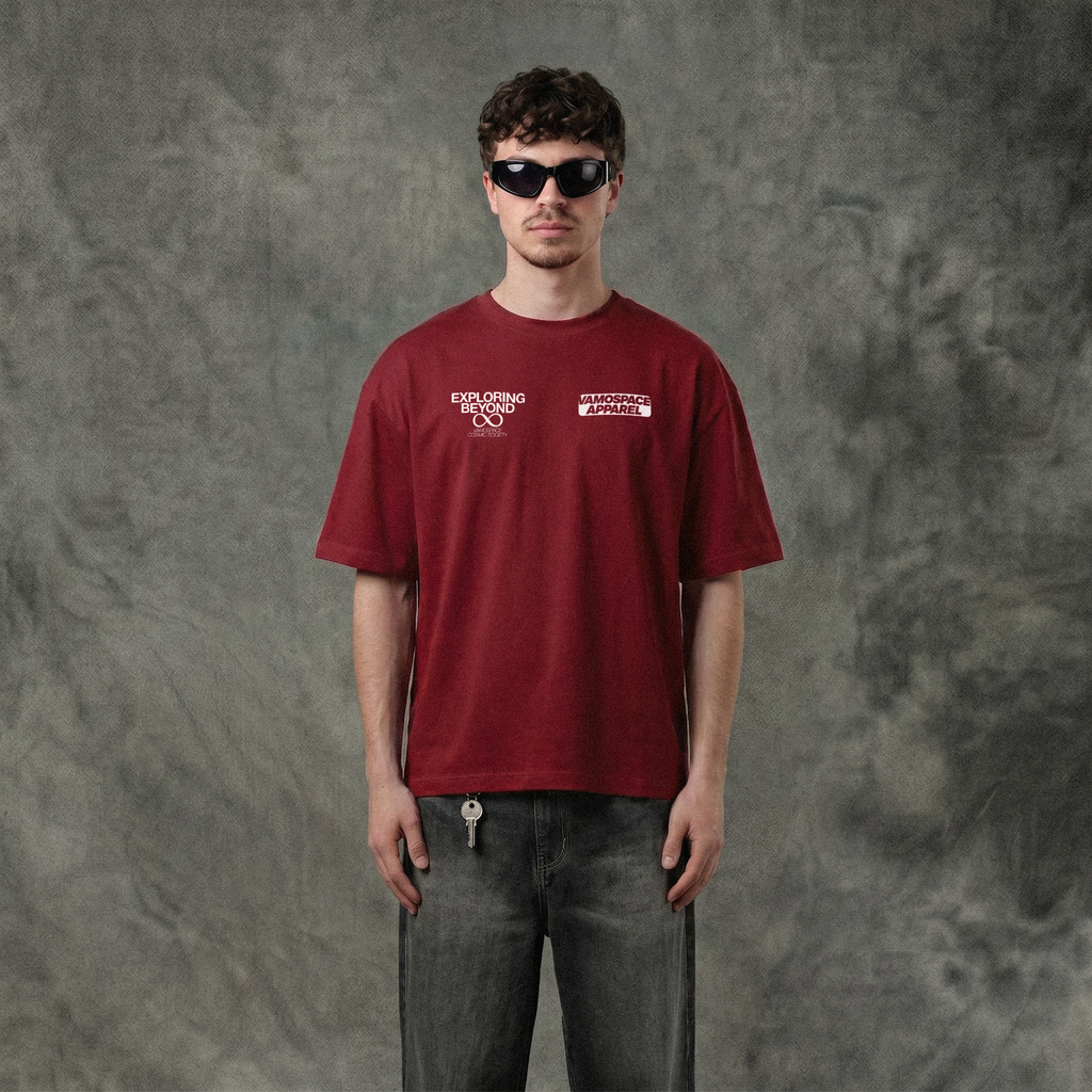 Maroon Aspire T-Shirt